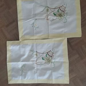 2 Vintage pillow cases